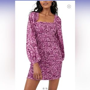 Smock It to Me Long Sleeve Minidress